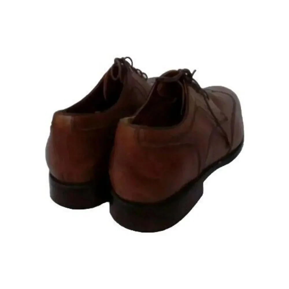 Classic Brown‎ Leather Wingtip Derby Dress Shoes Brogue Oxford Business Formal